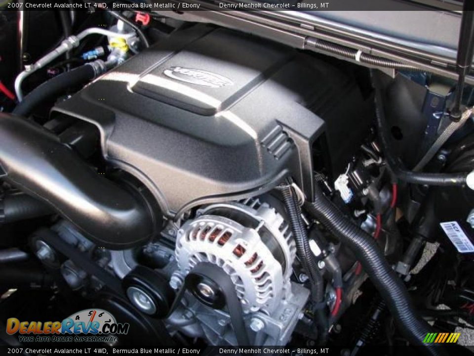2007 Chevrolet Avalanche LT 4WD Bermuda Blue Metallic / Ebony Photo #14