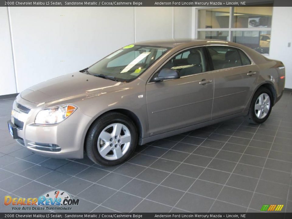 2008 Chevrolet Malibu LS Sedan Sandstone Metallic / Cocoa/Cashmere Beige Photo #1