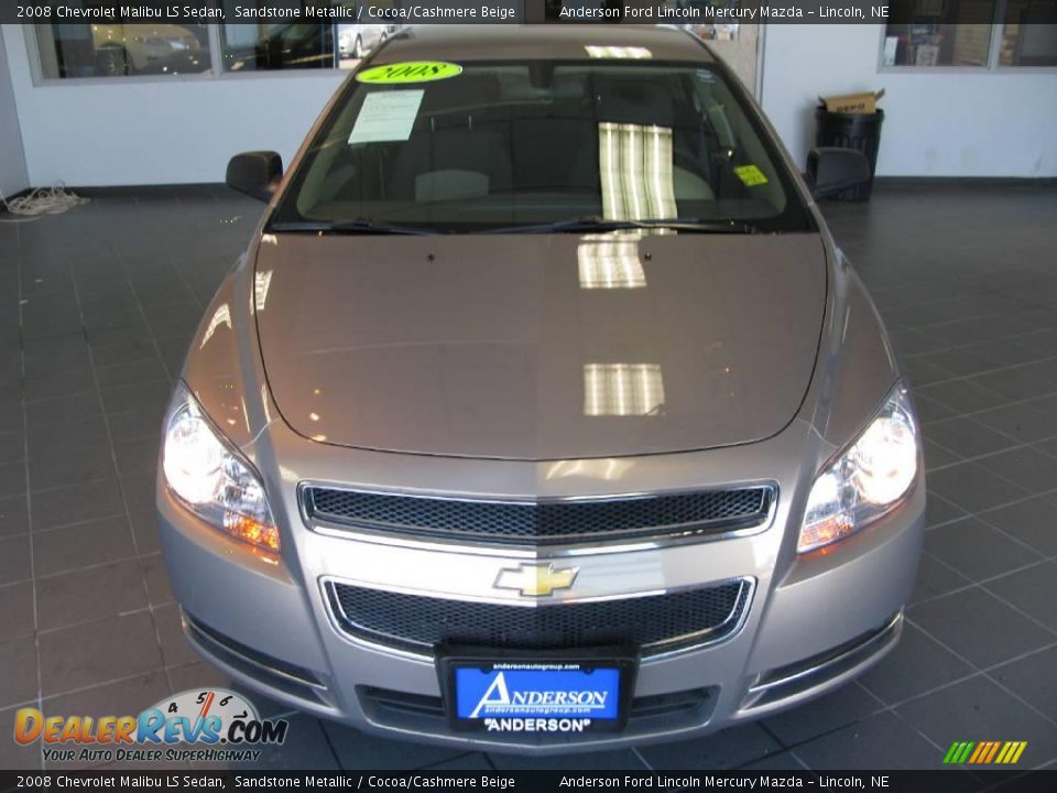 2008 Chevrolet Malibu LS Sedan Sandstone Metallic / Cocoa/Cashmere Beige Photo #2