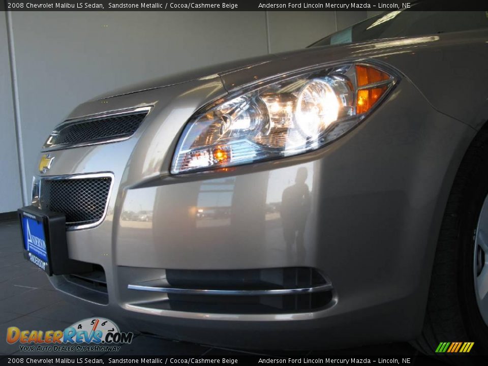 2008 Chevrolet Malibu LS Sedan Sandstone Metallic / Cocoa/Cashmere Beige Photo #8