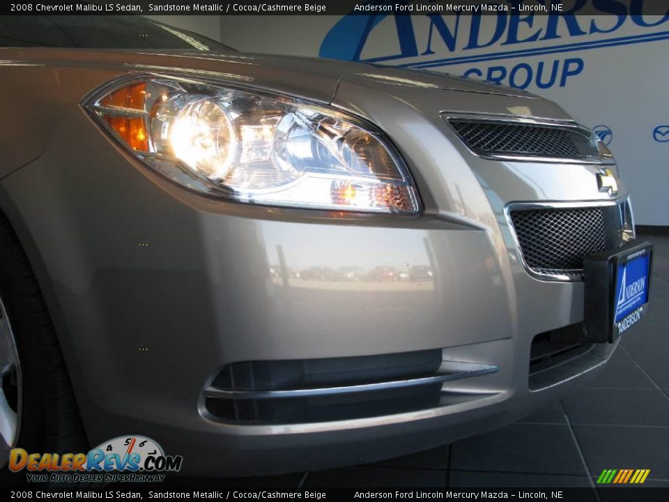 2008 Chevrolet Malibu LS Sedan Sandstone Metallic / Cocoa/Cashmere Beige Photo #9