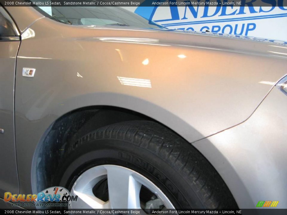 2008 Chevrolet Malibu LS Sedan Sandstone Metallic / Cocoa/Cashmere Beige Photo #10