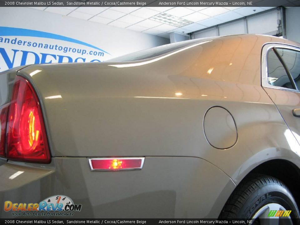 2008 Chevrolet Malibu LS Sedan Sandstone Metallic / Cocoa/Cashmere Beige Photo #14