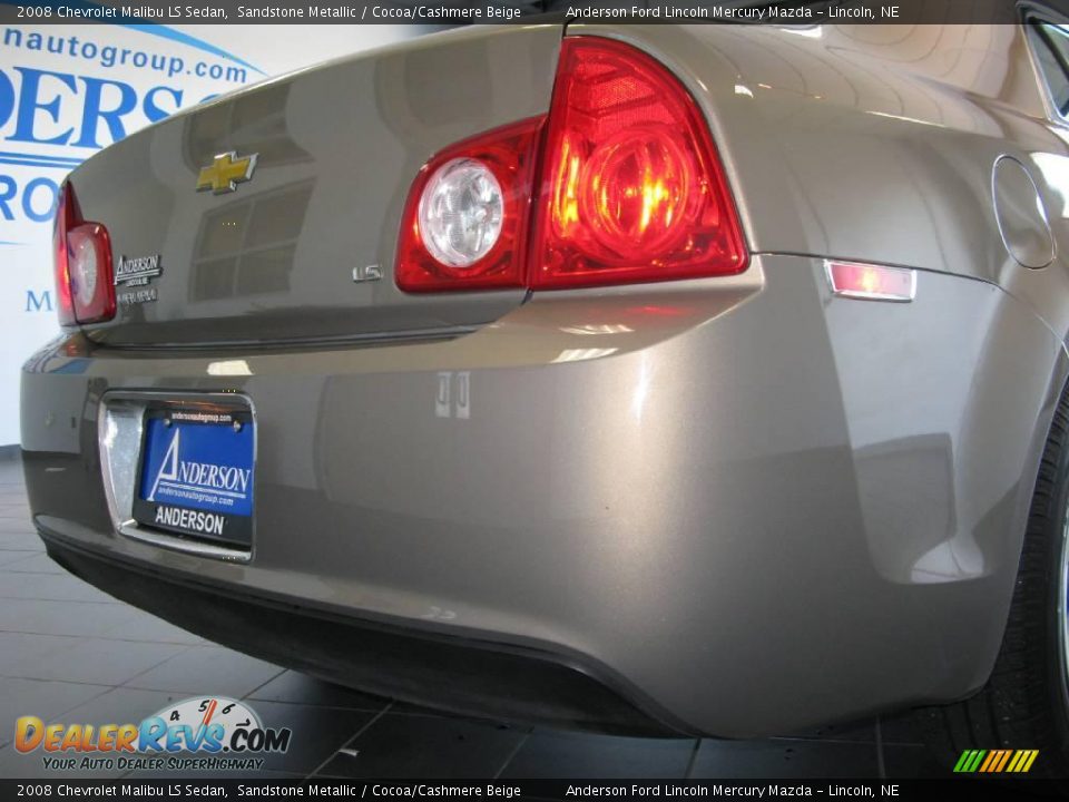 2008 Chevrolet Malibu LS Sedan Sandstone Metallic / Cocoa/Cashmere Beige Photo #15