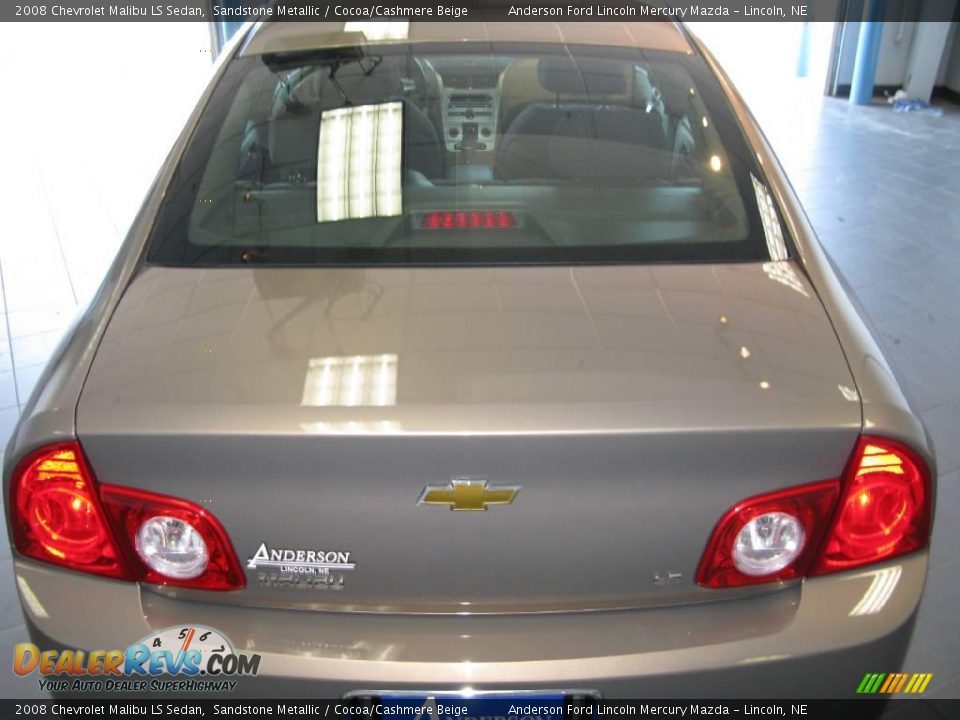 2008 Chevrolet Malibu LS Sedan Sandstone Metallic / Cocoa/Cashmere Beige Photo #18