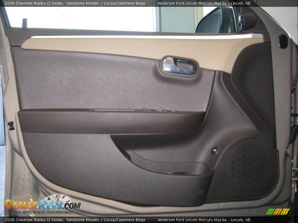 2008 Chevrolet Malibu LS Sedan Sandstone Metallic / Cocoa/Cashmere Beige Photo #21