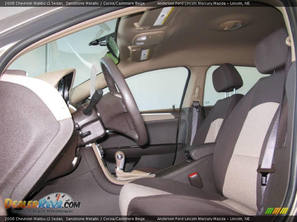 2008 Chevrolet Malibu LS Sedan Sandstone Metallic / Cocoa/Cashmere Beige Photo #22