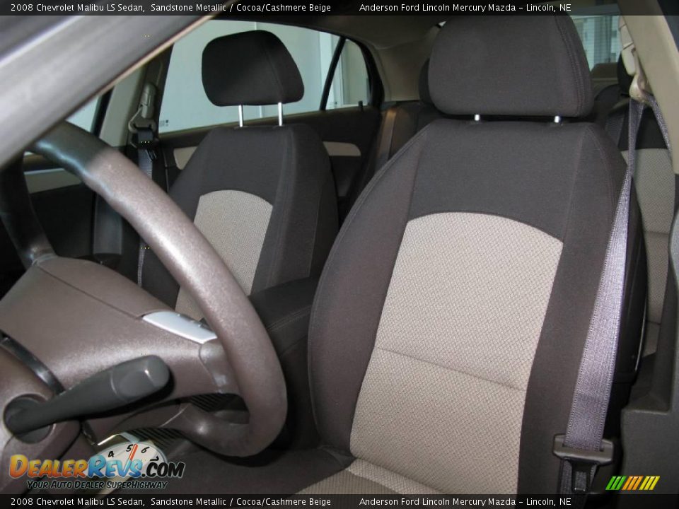 2008 Chevrolet Malibu LS Sedan Sandstone Metallic / Cocoa/Cashmere Beige Photo #24