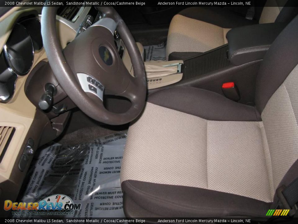2008 Chevrolet Malibu LS Sedan Sandstone Metallic / Cocoa/Cashmere Beige Photo #25