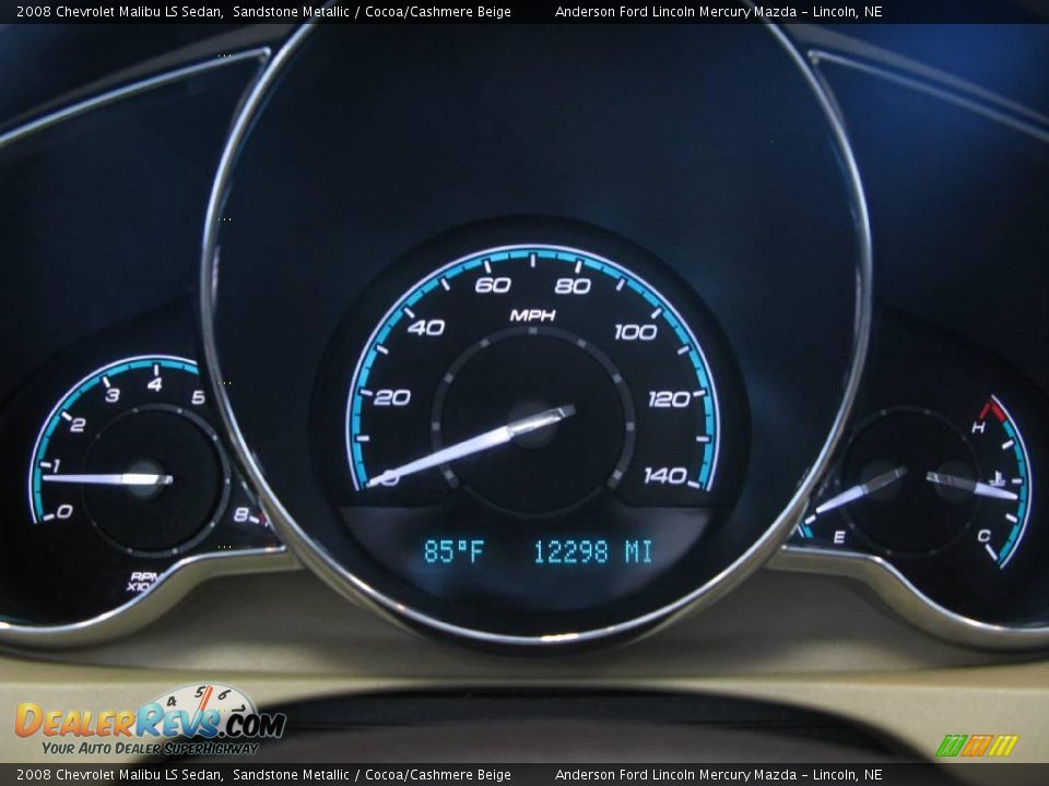 2008 Chevrolet Malibu LS Sedan Sandstone Metallic / Cocoa/Cashmere Beige Photo #27