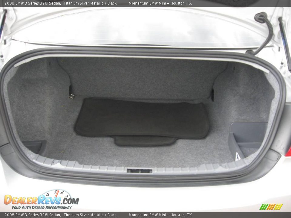 2008 BMW 3 Series 328i Sedan Titanium Silver Metallic / Black Photo #17