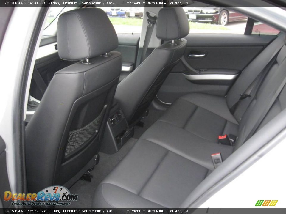2008 BMW 3 Series 328i Sedan Titanium Silver Metallic / Black Photo #19