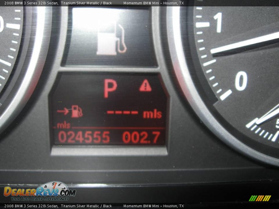 2008 BMW 3 Series 328i Sedan Titanium Silver Metallic / Black Photo #25