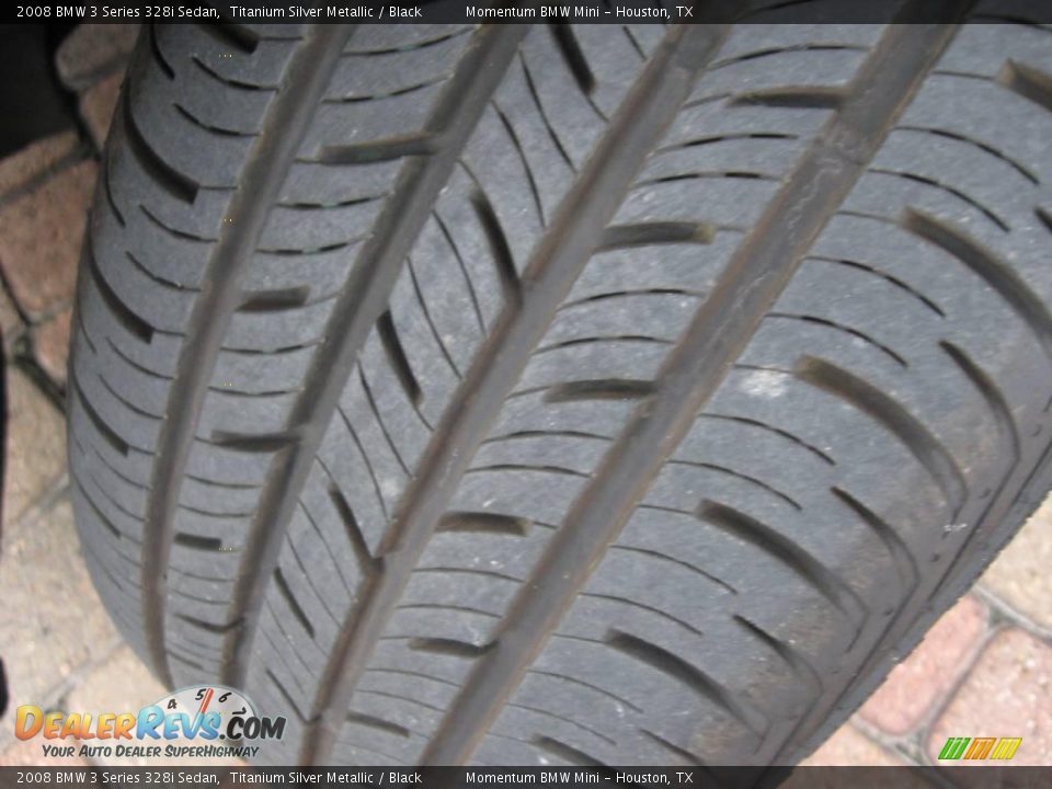 2008 BMW 3 Series 328i Sedan Titanium Silver Metallic / Black Photo #31