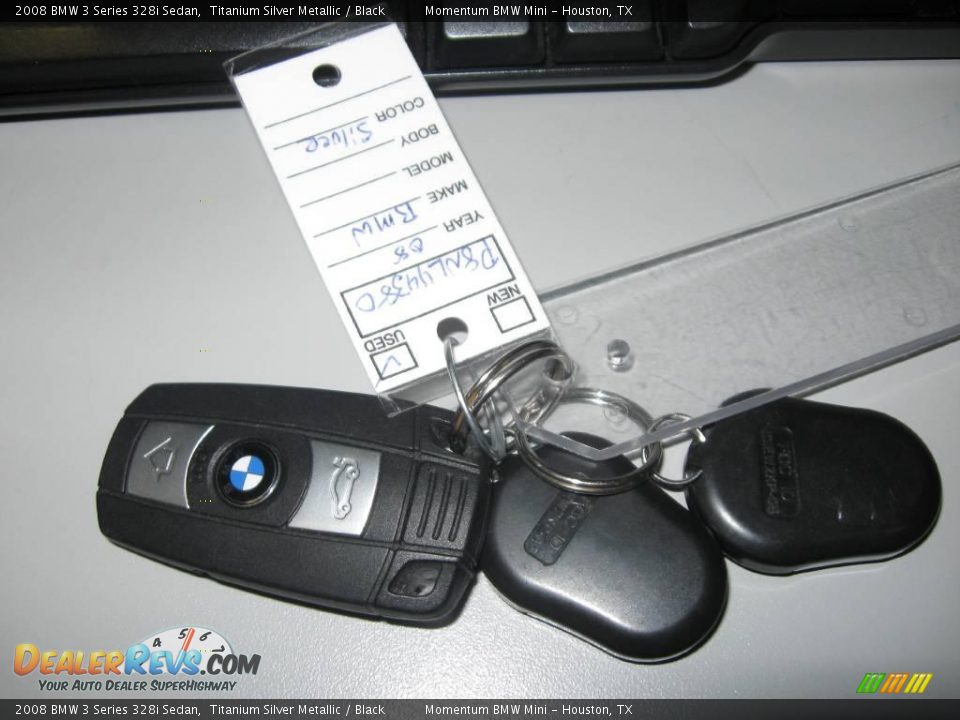 2008 BMW 3 Series 328i Sedan Titanium Silver Metallic / Black Photo #32
