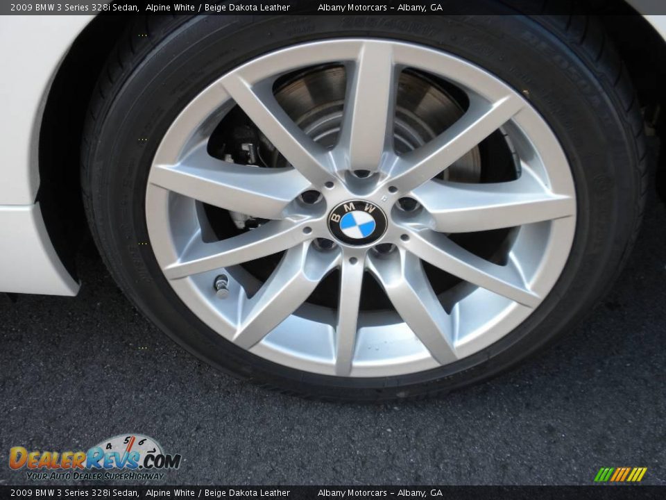 2009 BMW 3 Series 328i Sedan Alpine White / Beige Dakota Leather Photo #5