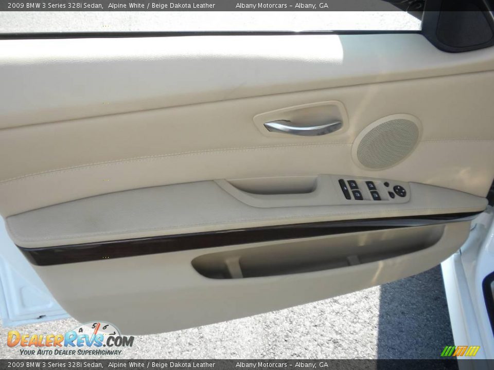 2009 BMW 3 Series 328i Sedan Alpine White / Beige Dakota Leather Photo #7
