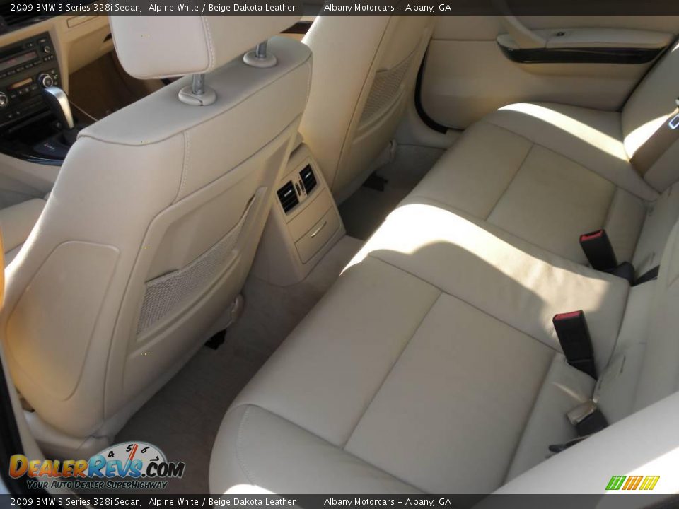 2009 BMW 3 Series 328i Sedan Alpine White / Beige Dakota Leather Photo #11