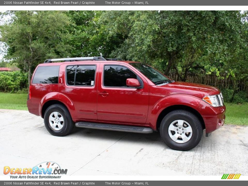 Nissan red brawn pathfinder #3