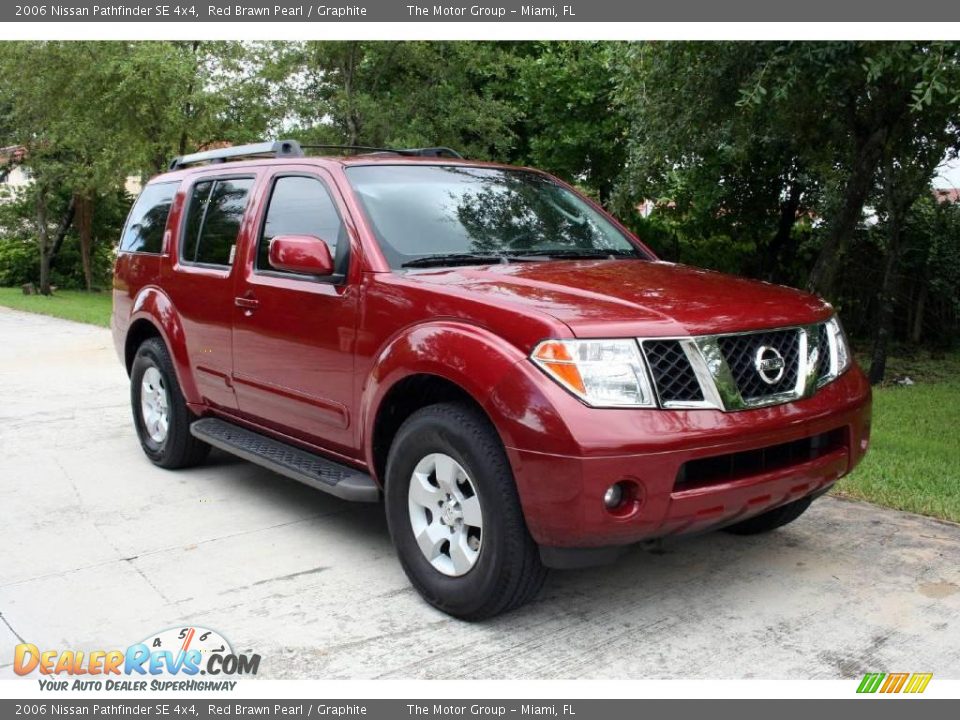 Nissan red brawn pathfinder #2