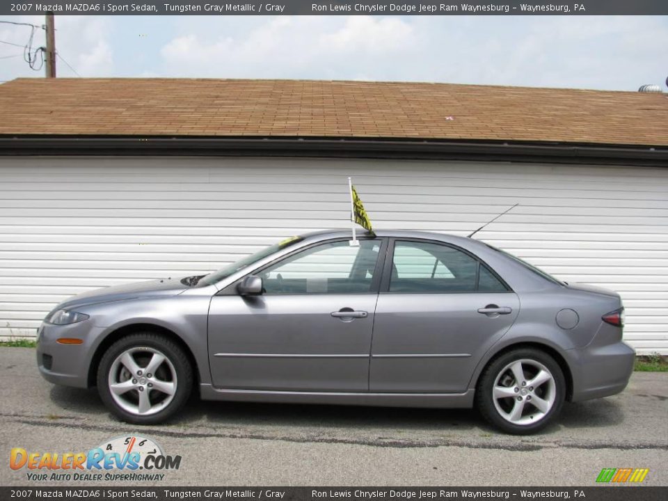2007 Mazda MAZDA6 i Sport Sedan Tungsten Gray Metallic / Gray Photo #1