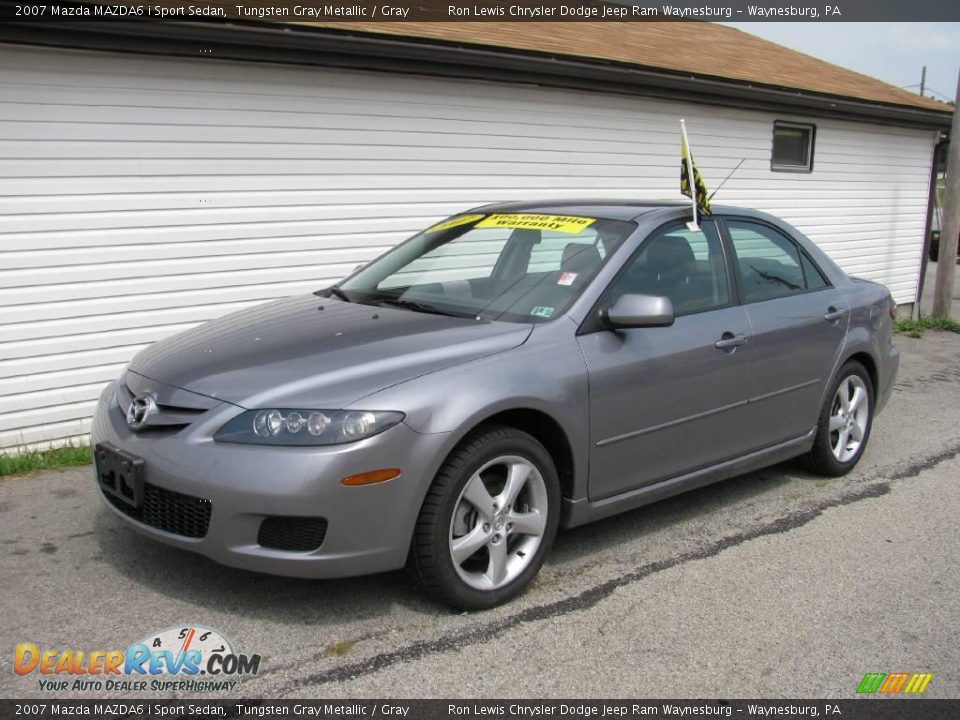 2007 Mazda MAZDA6 i Sport Sedan Tungsten Gray Metallic / Gray Photo #2
