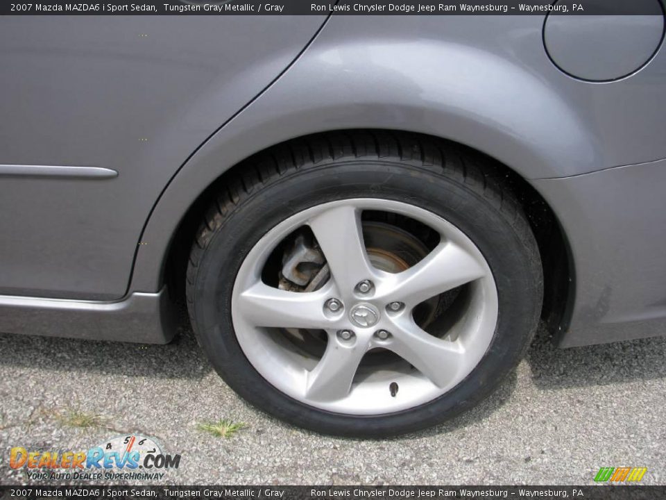 2007 Mazda MAZDA6 i Sport Sedan Tungsten Gray Metallic / Gray Photo #4