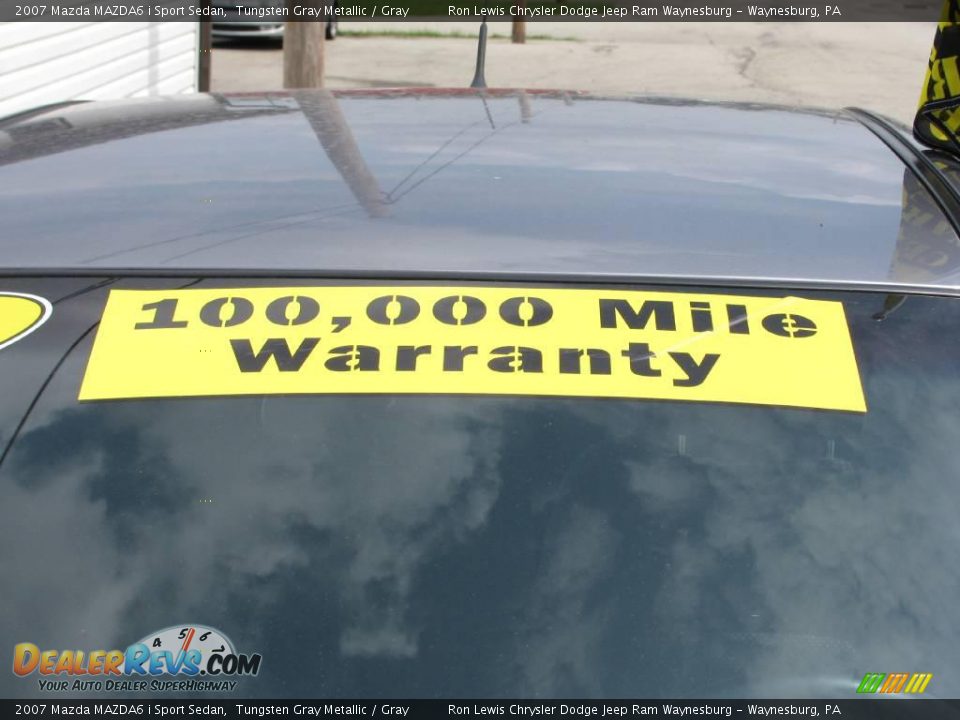 2007 Mazda MAZDA6 i Sport Sedan Tungsten Gray Metallic / Gray Photo #5
