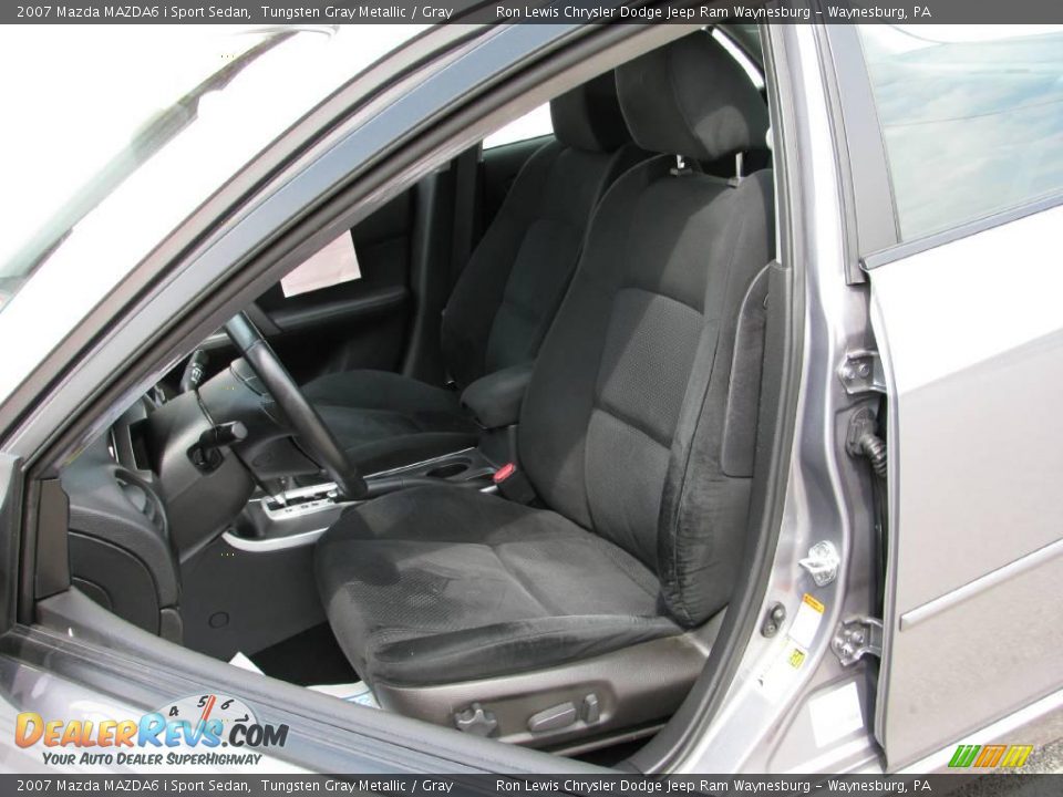 2007 Mazda MAZDA6 i Sport Sedan Tungsten Gray Metallic / Gray Photo #6