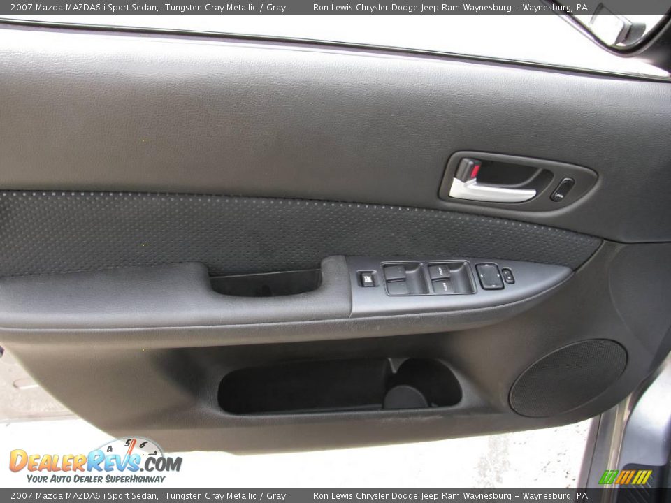 2007 Mazda MAZDA6 i Sport Sedan Tungsten Gray Metallic / Gray Photo #7