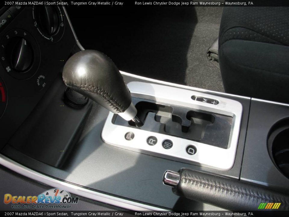 2007 Mazda MAZDA6 i Sport Sedan Tungsten Gray Metallic / Gray Photo #8