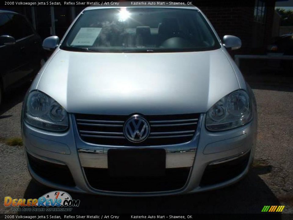 2008 Volkswagen Jetta S Sedan Reflex Silver Metallic / Art Grey Photo #3