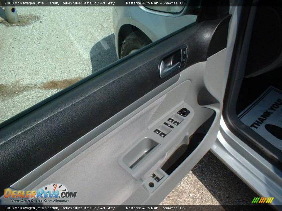 2008 Volkswagen Jetta S Sedan Reflex Silver Metallic / Art Grey Photo #8