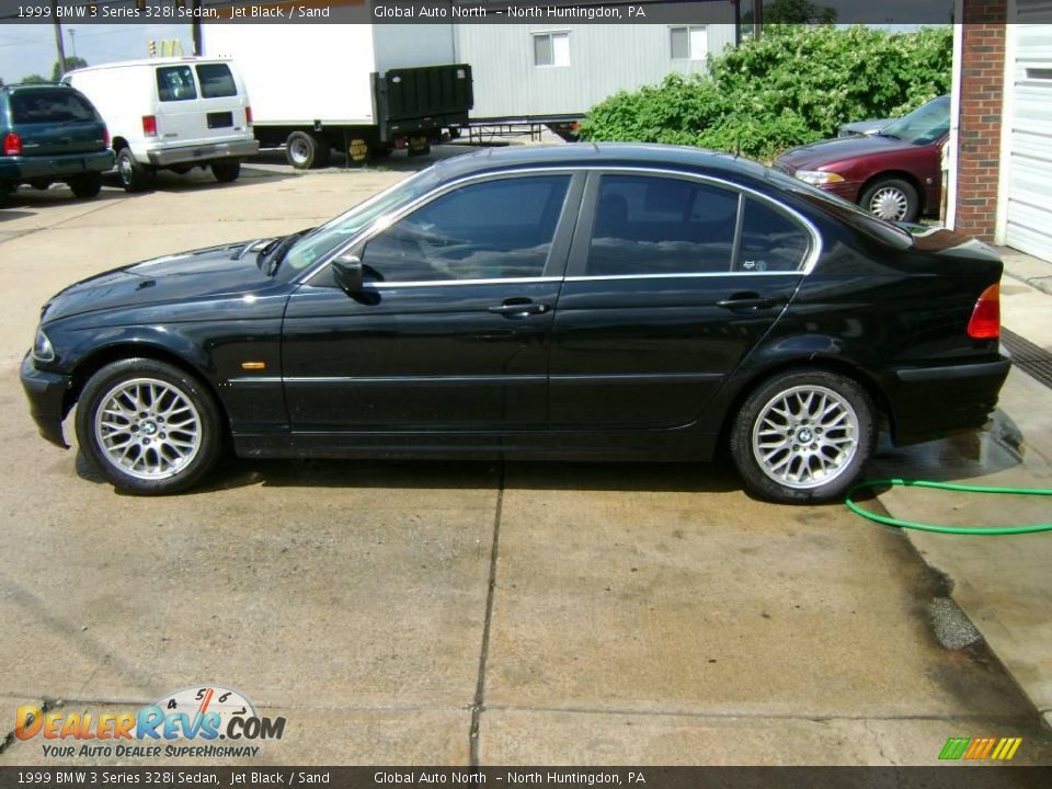 1999 BMW 3 Series 328i Sedan Jet Black / Sand Photo #1