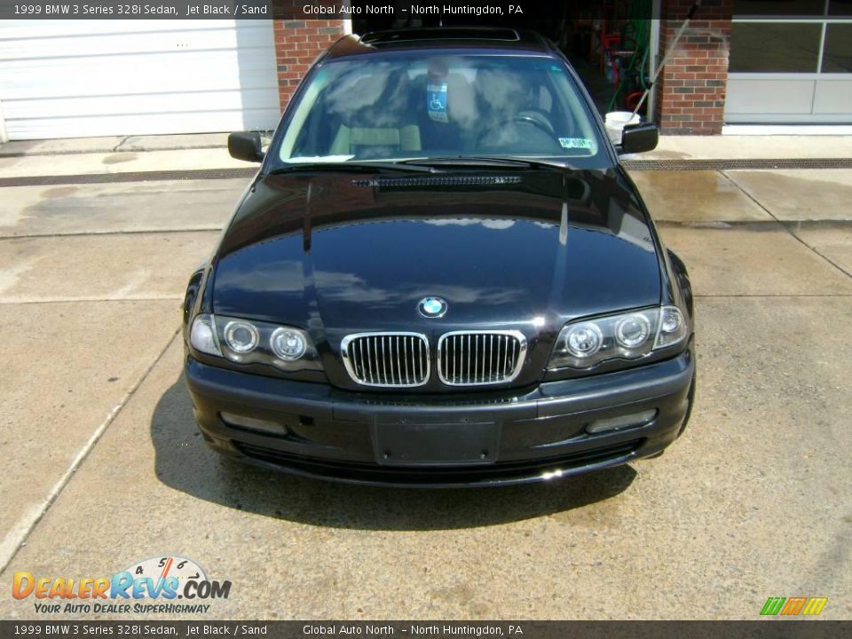 1999 BMW 3 Series 328i Sedan Jet Black / Sand Photo #3