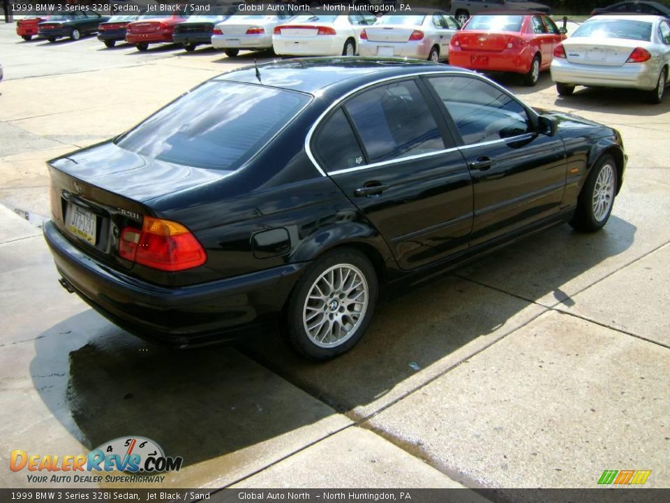1999 BMW 3 Series 328i Sedan Jet Black / Sand Photo #5