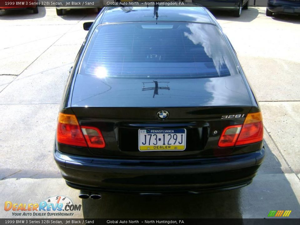 1999 BMW 3 Series 328i Sedan Jet Black / Sand Photo #6