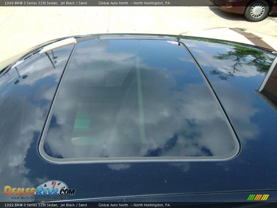 1999 BMW 3 Series 328i Sedan Jet Black / Sand Photo #9