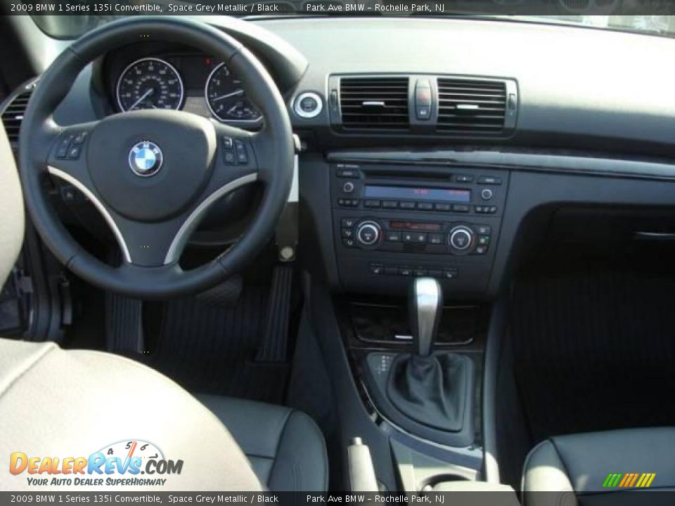 2009 BMW 1 Series 135i Convertible Space Grey Metallic / Black Photo #19