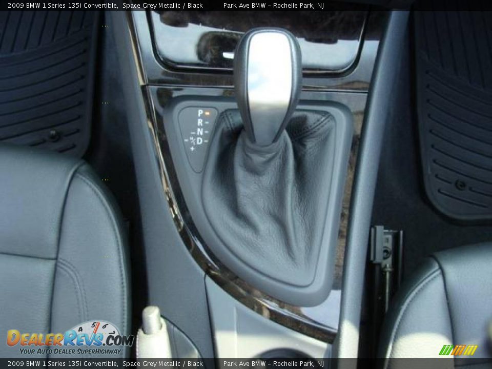 2009 BMW 1 Series 135i Convertible Space Grey Metallic / Black Photo #23