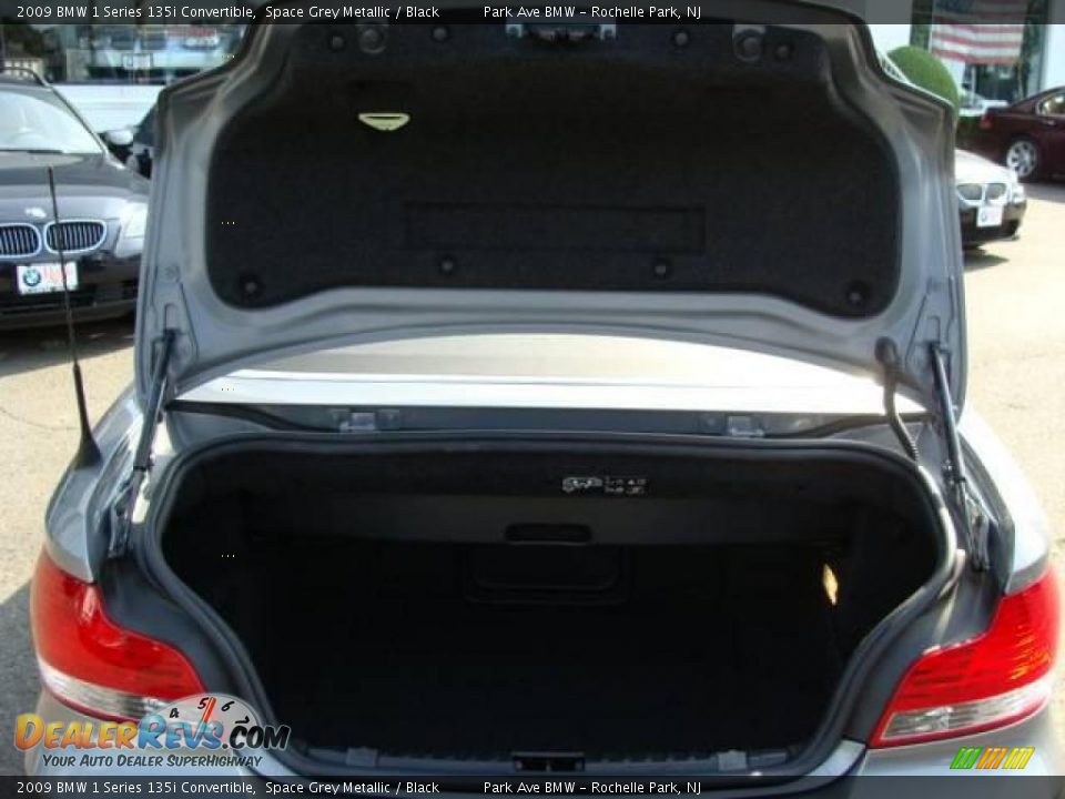 2009 BMW 1 Series 135i Convertible Space Grey Metallic / Black Photo #24