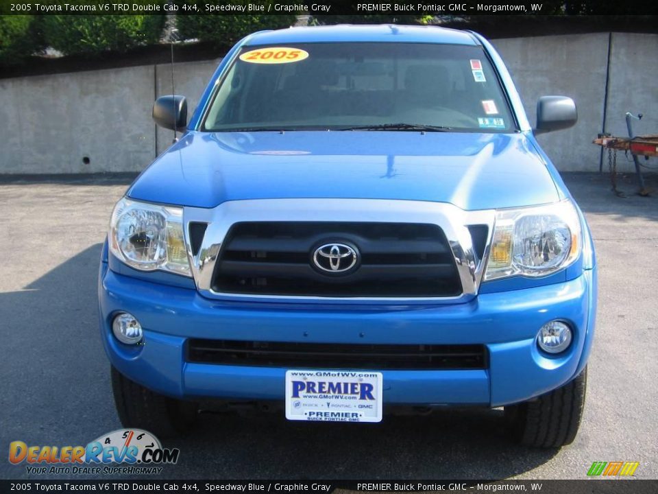 2005 Toyota Tacoma V6 TRD Double Cab 4x4 Speedway Blue / Graphite Gray Photo #1