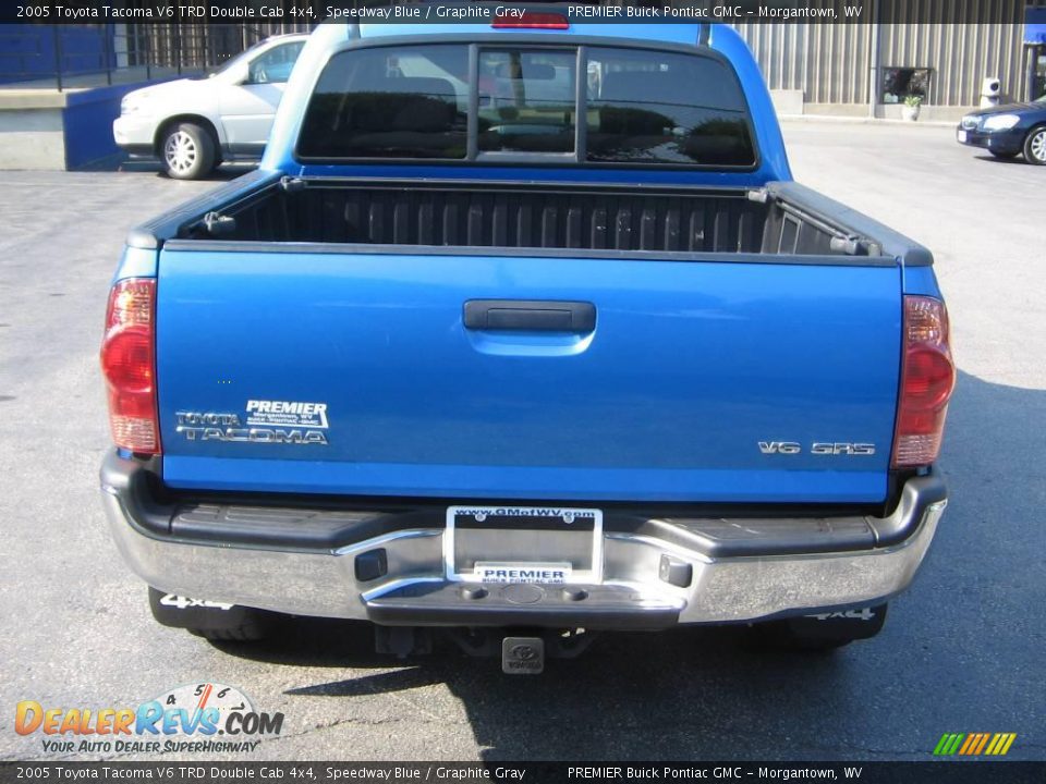 2005 Toyota Tacoma V6 TRD Double Cab 4x4 Speedway Blue / Graphite Gray Photo #5