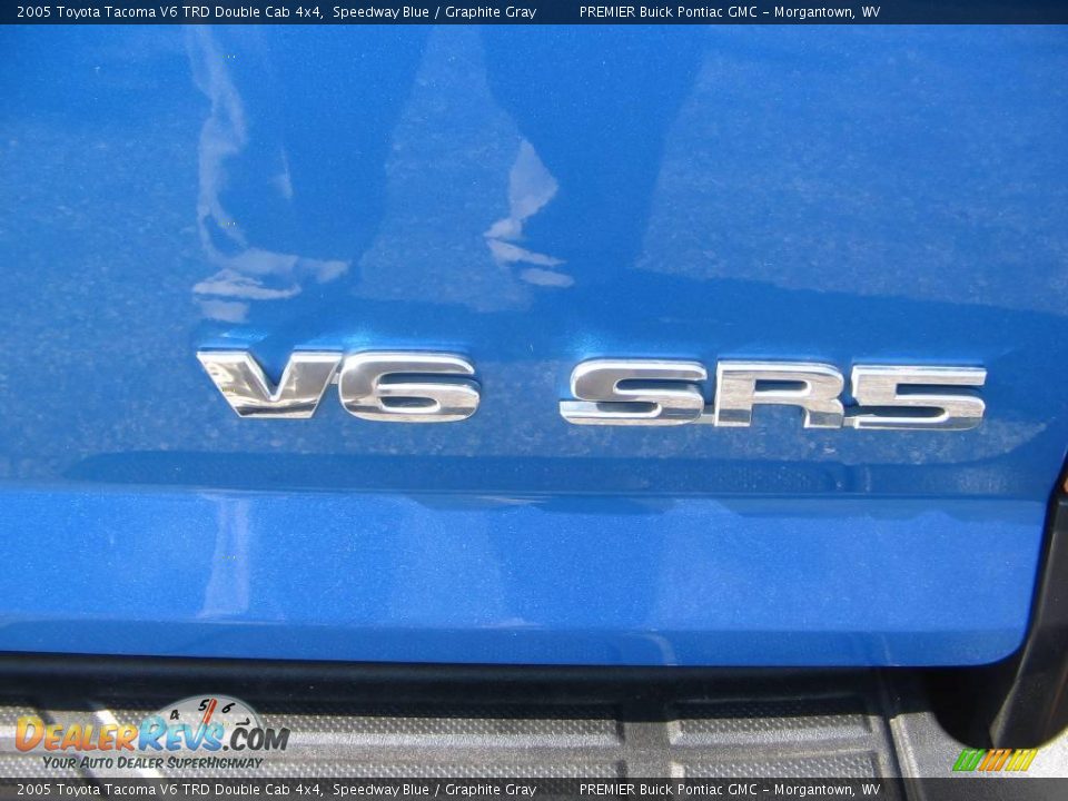 2005 Toyota Tacoma V6 TRD Double Cab 4x4 Speedway Blue / Graphite Gray Photo #11