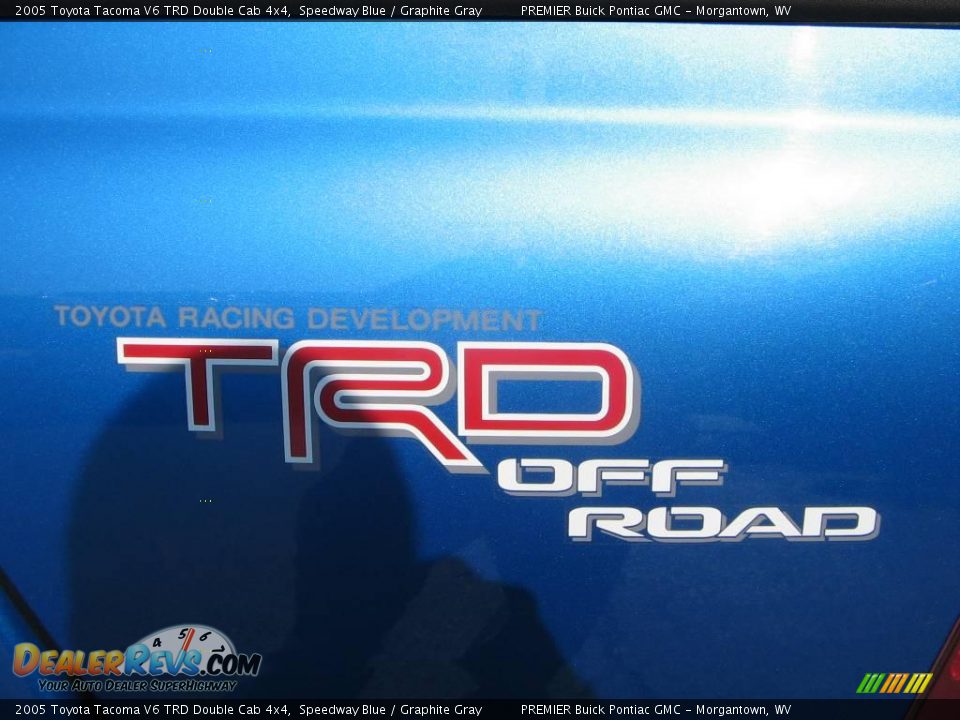 2005 Toyota Tacoma V6 TRD Double Cab 4x4 Speedway Blue / Graphite Gray Photo #12