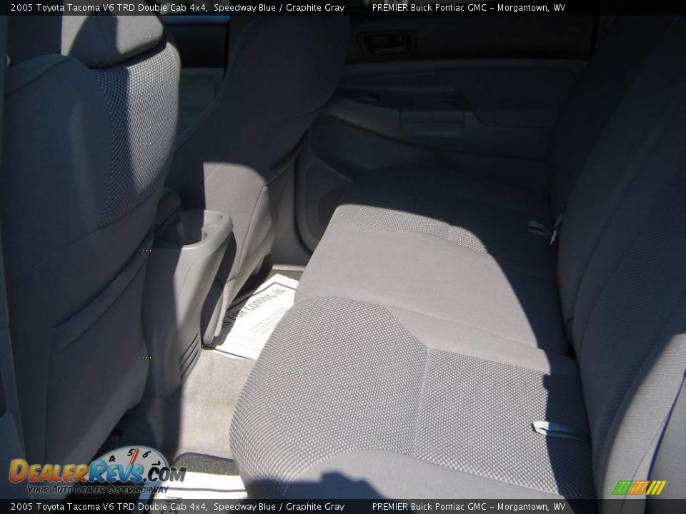 2005 Toyota Tacoma V6 TRD Double Cab 4x4 Speedway Blue / Graphite Gray Photo #13