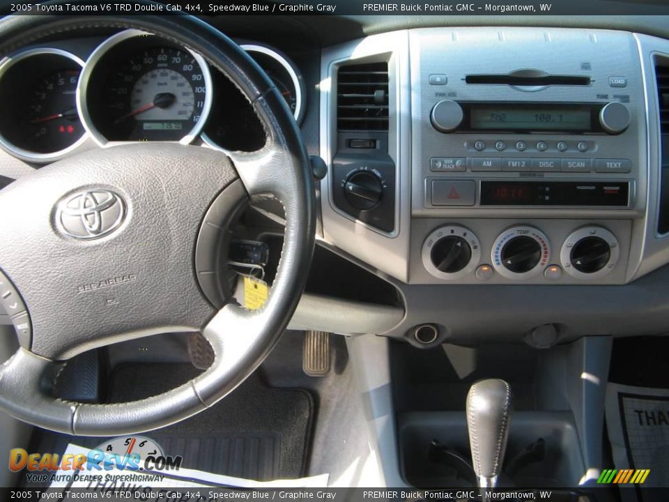 2005 Toyota Tacoma V6 TRD Double Cab 4x4 Speedway Blue / Graphite Gray Photo #14