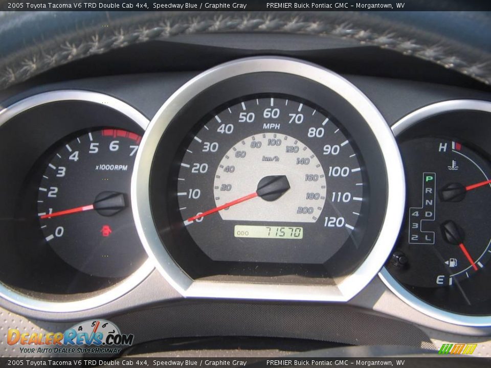2005 Toyota Tacoma V6 TRD Double Cab 4x4 Speedway Blue / Graphite Gray Photo #17