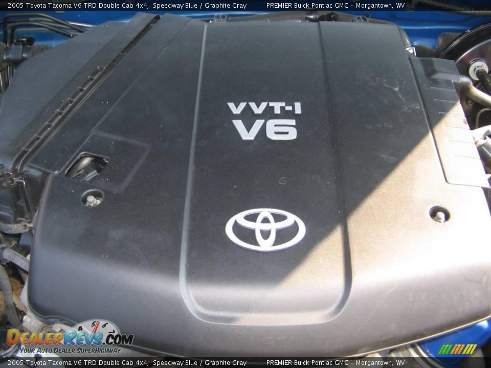 2005 Toyota Tacoma V6 TRD Double Cab 4x4 Speedway Blue / Graphite Gray Photo #20