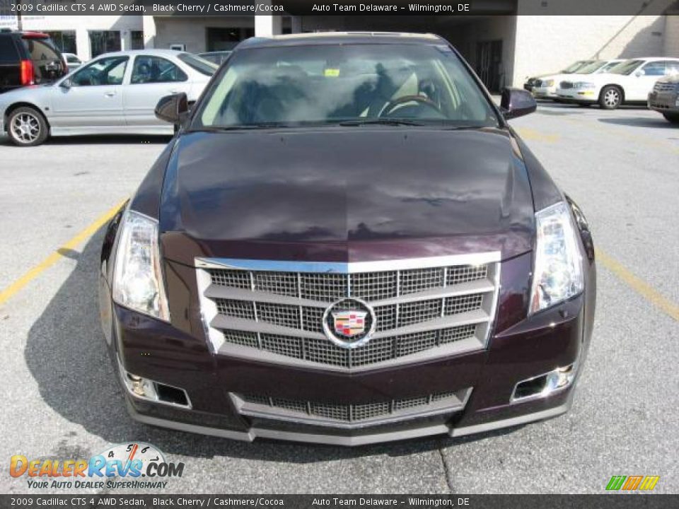 2009 Cadillac CTS 4 AWD Sedan Black Cherry / Cashmere/Cocoa Photo #3